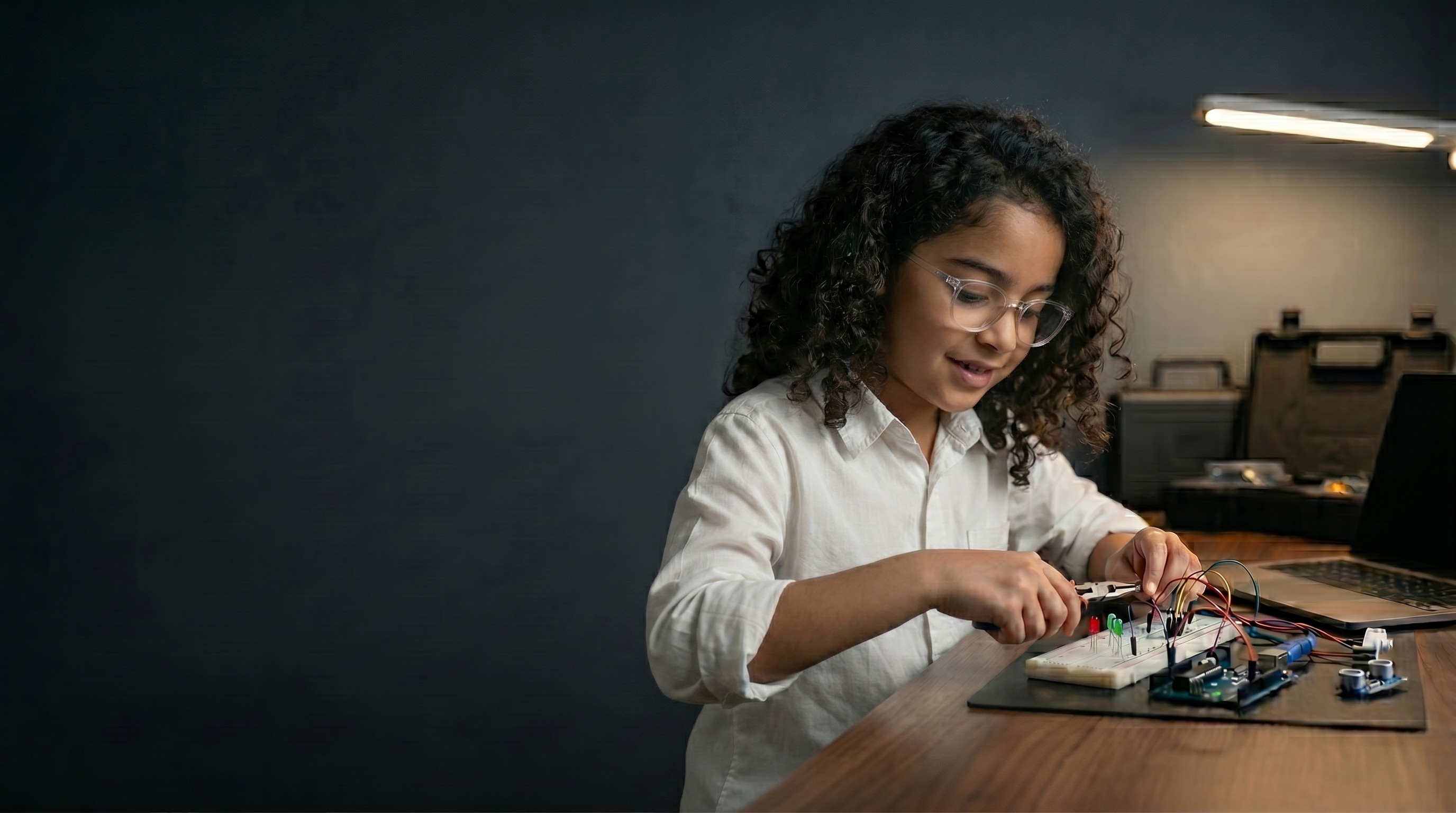 Child learning electronics